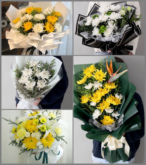 陕西咸阳市秦都区渭滨街道香柏李村白事花束代送